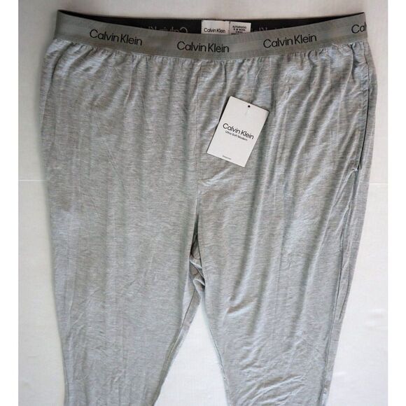 Calvin Klein NM2235 050 Men Sz XL Gray Heather Ultra-Soft Modern Lounge Joggers - Picture 8 of 11